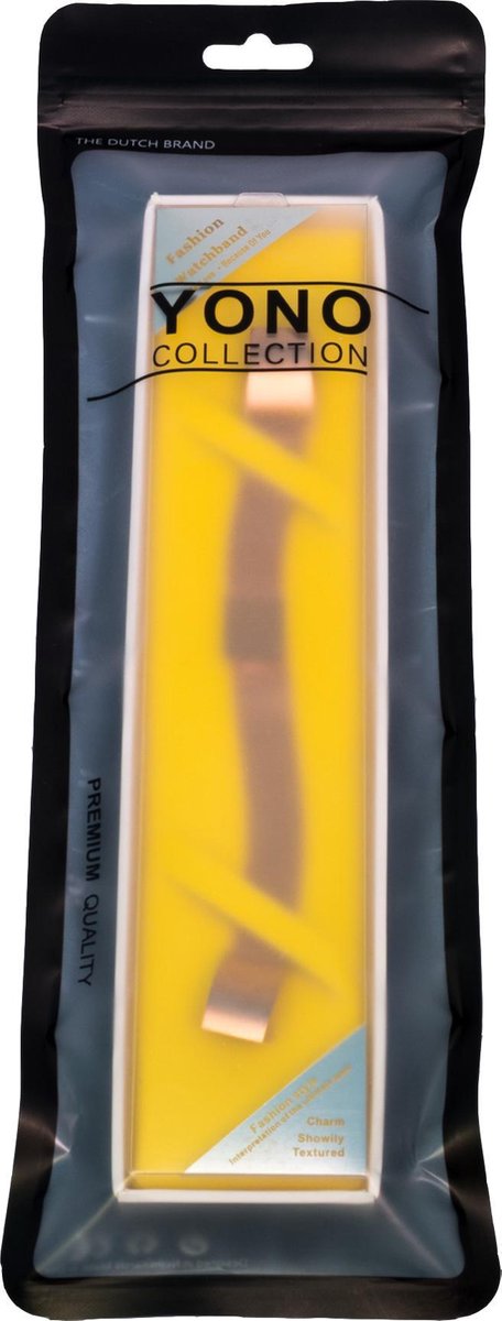 YONO Milanees Bandje Roze geschikt voor Fitbit Alta HR - Vervangende RVS Armband met Magneetsluiting – Small