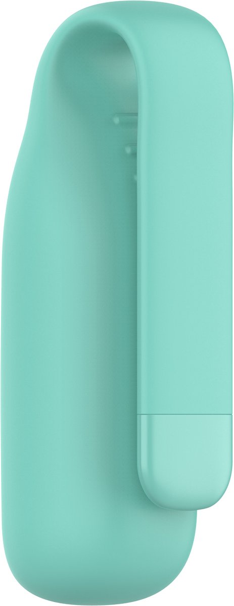 YONO Siliconen Clip Case geschikt voor Fitbit Luxe - Hoesje - Turquoise