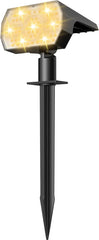 YONO Solar Tuinspot voor Buiten - Tuinverlichting op Zonne Energie - Prikspot - Warm Wit - 1 Stuk