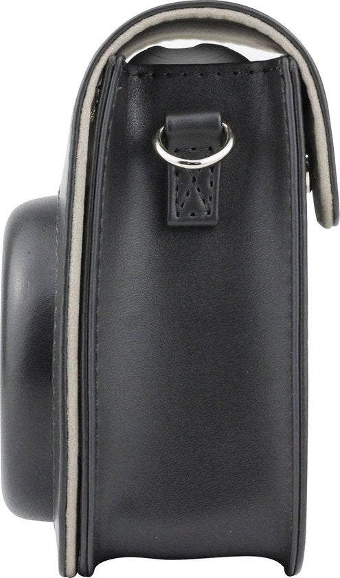 YONO Case geschikt voor Fujifilm Instax Mini 11 / 9 / 8 – Hoesje met Draagriem – Camera Tas - Zwart