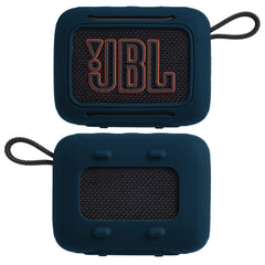 YONO Case geschikt voor JBL Go 5 - Siliconen - Hoesje - Donkerblauw