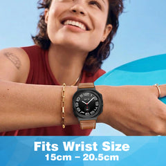 YONO Bandje geschikt voor Samsung Galaxy Watch 8 - Leer - Bruin