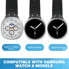 YONO 20mm Connectors geschikt voor Samsung Watch 8 - 3-Pack