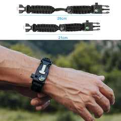 YONO Paracord Survival Armband Set - 2 Stuks