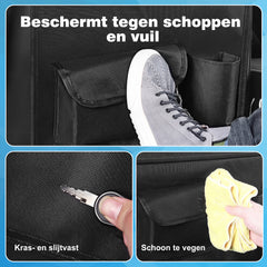 YONO Autostoel Organizer met Tafeltje - Zwart