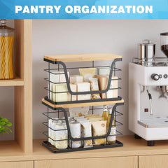 YONO Keuken Organizers Stapelbaar - 2 Stuks