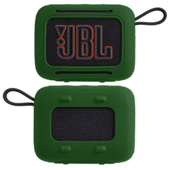 YONO Case geschikt voor JBL Go 5 - Siliconen - Hoesje - Donkergroen