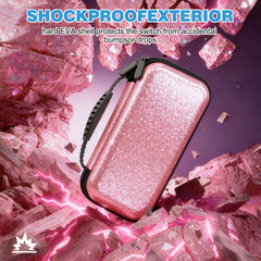 YONO Hard Case geschikt voor Nintendo Switch 2 - Glitter Roze