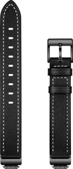 YONO Bandje geschikt voor Fitbit Inspire/HR/2 - Leer - Zwart