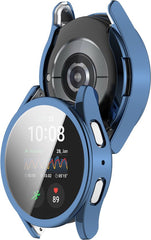 YONO Hoesje geschikt voor Samsung Galaxy Watch 7 - 40mm - Screenprotector - TPU - Blauw