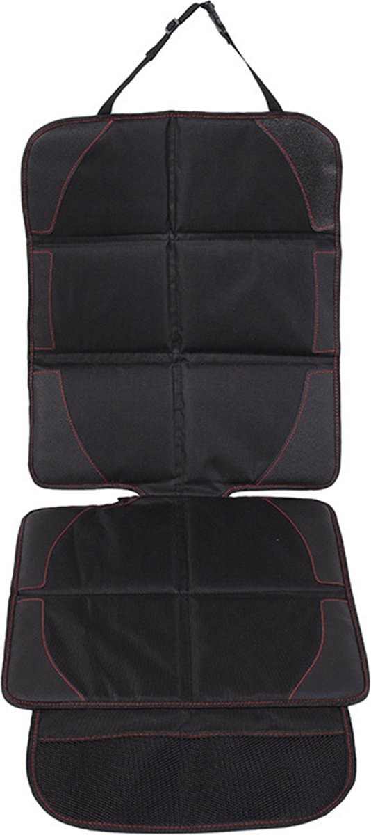 YONO Autostoel Beschermer met Organizer - Hoes Bekleding Isofix Compatibel - Auto Accessoiers - Rugleuning Bescherming - Zwart