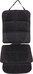 YONO Autostoel Beschermer met Organizer - Hoes Bekleding Isofix Compatibel - Auto Accessoiers - Rugleuning Bescherming - Zwart