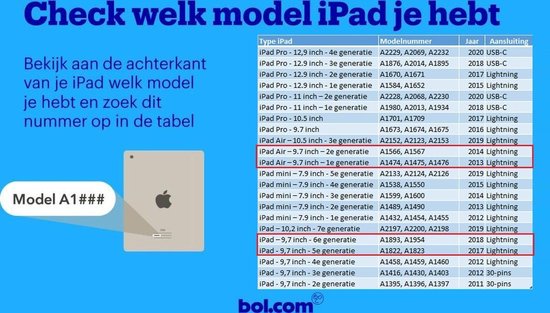 YONO Hoes geschikt voor iPad 2017 / 2018 - Air 1 / 2 - 9.7 Inch - Flip Case - Tri Fold Tablet Hoesje – Zwart