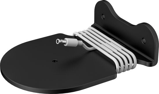 YONO Wandplank voor Smart Speaker - Wall Mount Universeel - Muurbeugel Houder Zwevend - Geschikt Voor Sonos Play / Google Nest Home Mini / Apple Homepod / Amazon Echo / IP Camera / Wifi Router - Zwart