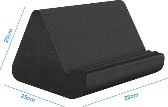 YONO Tablet Kussen - geschikt voor iPad - Smartphone - Schoot Houder - Pillow Pad - Standaard - Zwart