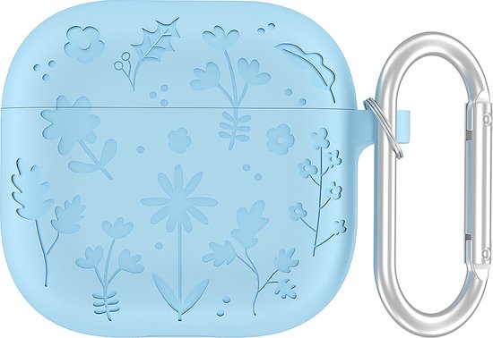 YONO Hoesje geschikt voor Airpods 4 - Case - Special Siliconen - Blauw