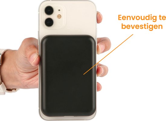 YONO Siliconen Case geschikt voor Apple Magsafe Battery Pack - Back Cover Hoesje - Beschermhoes - Zwart