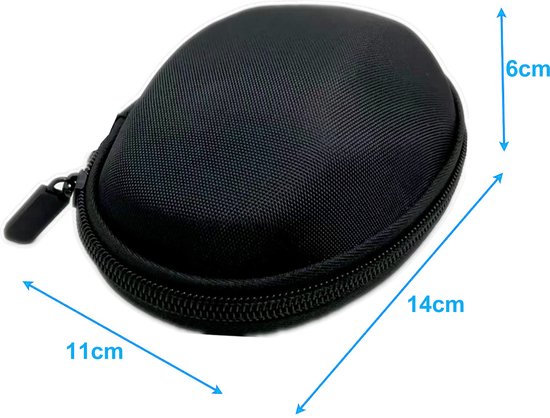 YONO Hard Case geschikt voor Logitech MX Master 3S - 3 - 2S - Draadloze Muis - Beschermhoes - Opbergtasje - Zwart