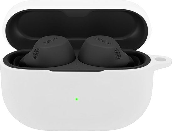 YONO Soft Case geschikt voor Jabra Elite 8 Active / Elite 10 - Siliconen Hoesje - Wit