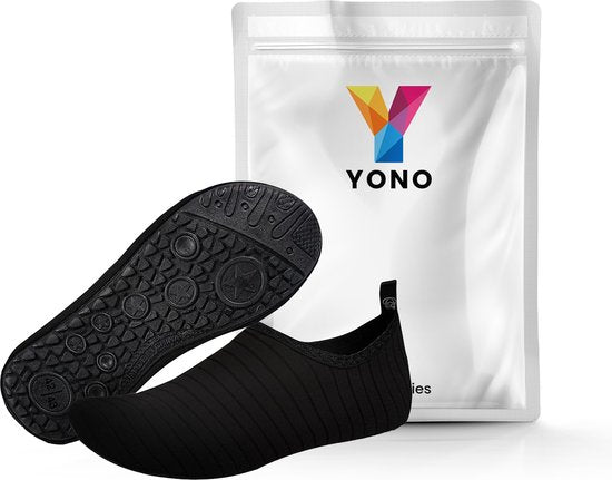 YONO Waterschoenen voor Volwassenen - Anti-Slip Zwemschoenen Dames en Heren - Zwart - Maat 42-43