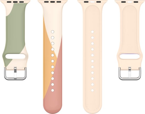 YONO Special Siliconen Bandje geschikt voor Apple Watch 42 / 44 / 45 / 49 mm - Roze