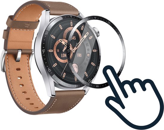 YONO Screen Protector Set geschikt voor Huawei Watch GT 3 - 46mm - 3 stuks