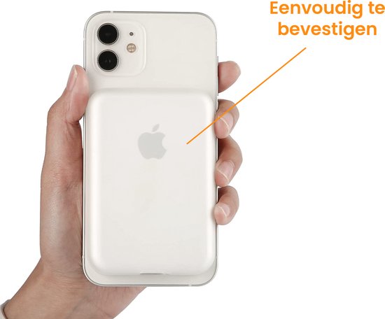 YONO Siliconen Case geschikt voor Apple Magsafe Battery Pack - Back Cover Hoesje - Beschermhoes - Transparant