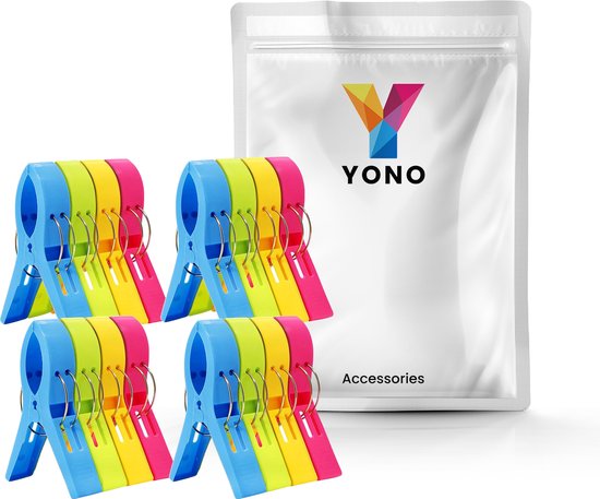 YONO Strandlaken Knijpers - Grote Handdoek Klemmen - Badlaken Clips - 16 Stuks
