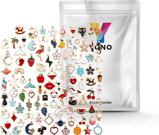 YONO Bedels voor Sieraden Maken - Armband - Ketting - Set van 100 - Goudkleurig
