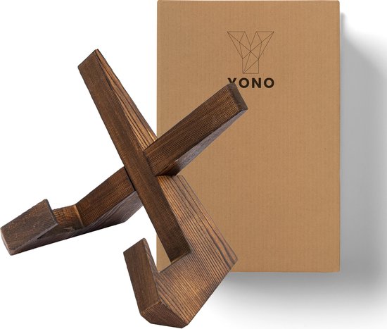 YONO Luxe Boekenstandaard Hout - Boeken Houder - Kookboek Standaard - Compact en Duurzaam