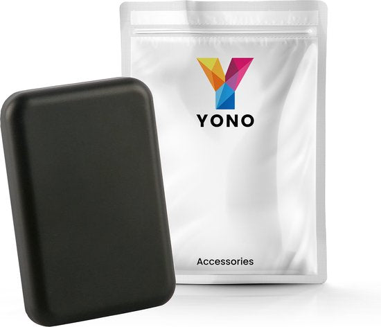 YONO Siliconen Case geschikt voor Apple Magsafe Battery Pack - Back Cover Hoesje - Beschermhoes - Zwart