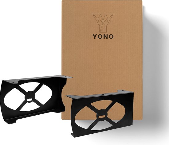 YONO Bureau Houder geschikt voor Playstation 5 (Digital & Disc Edition) - Beugel Horizontaal - PS5 Standaard Accessoires - Zwart