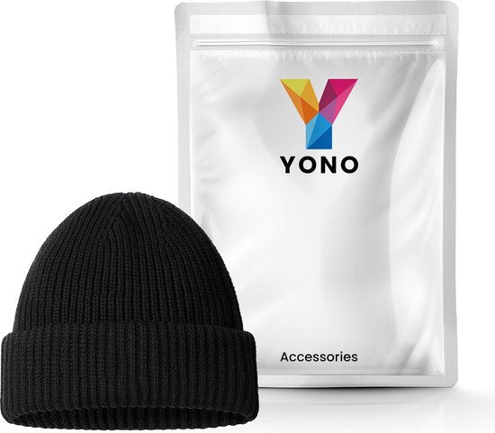 YONO Muts en Balaclava - Beanie en Bivakmuts in 1 - Heren - Dames - Ski Mask Winter - Zwart