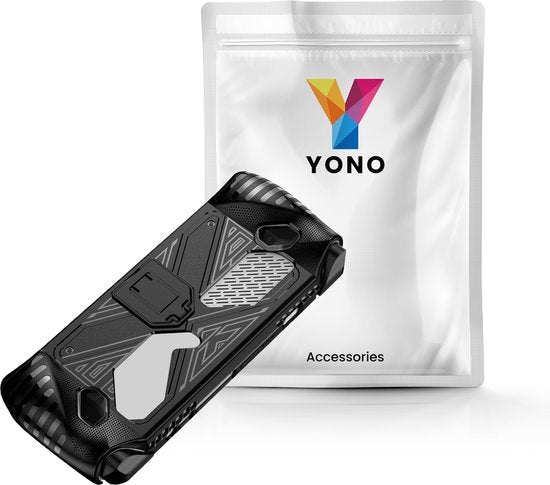 YONO Grip Case geschikt voor ASUS ROG Ally - Ryzen Z1 Extreme - Bescherm Hoesje met Standaard - Zwart