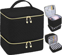 YONO Nagellak Koffer met Organizer - Nagelkoffer - Tas - Opbergen - Zwart
