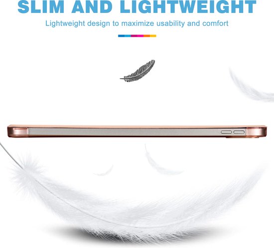 YONO Hoes geschikt voor iPad 10e Generatie - 2022 - 10.9 inch - Case Cover - Tablet Hoesje - Roze