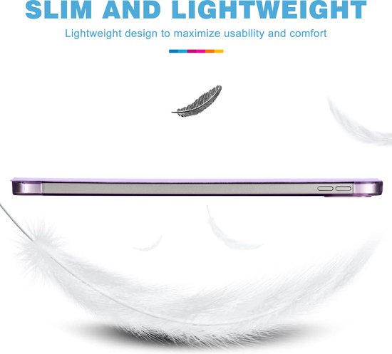 YONO Hoes geschikt voor iPad 10e Generatie - 2022 - 10.9 inch - Case Cover - Tablet Hoesje - Lila