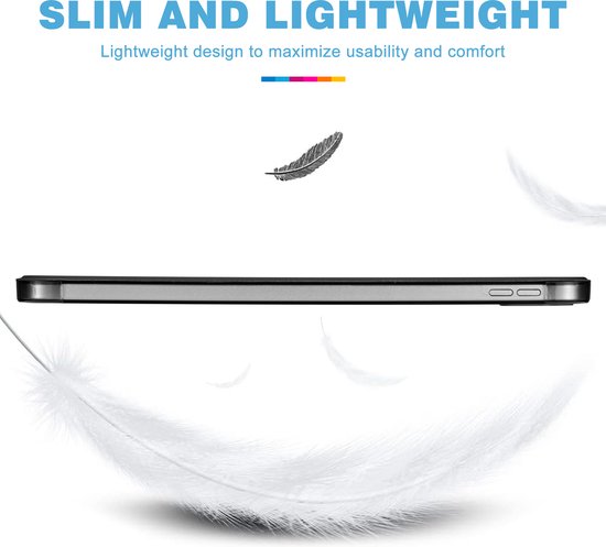 YONO Hoes geschikt voor iPad 10e Generatie - 2022 - 10.9 inch - Case Cover - Tablet Hoesje - Zwart