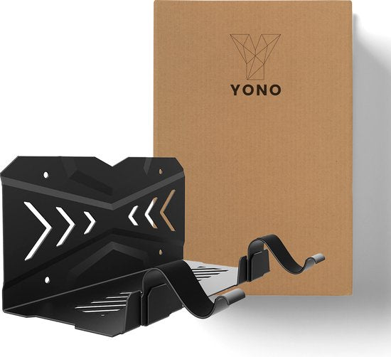 YONO Muurbeugel geschikt voor Playstation 5 - Wall Mount Beugel Houder voor PS5 en Accessoires - Zwart