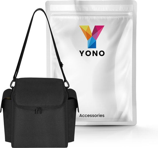 YONO Case geschikt voor JBL PartyBox Encore (Essential) - Bescherm Hoes met Accessoires en Microfoon Vak - Zwart
