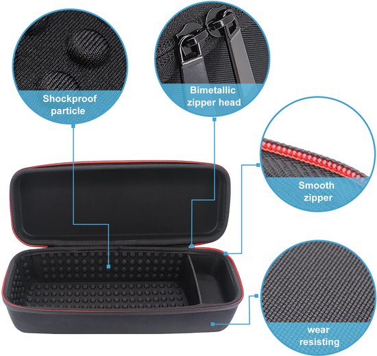 YONO Hard Case geschikt voor Dyson Airwrap - Reistas Stijltang en Opzetstukken - Travel Tas - Opbergtas Haarstyler