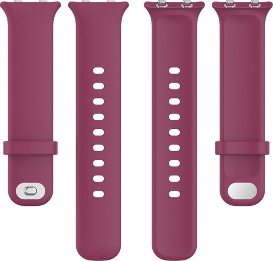 YONO Siliconen Bandje geschikt voor Oppo Watch 41mm – Bordeaux Rood