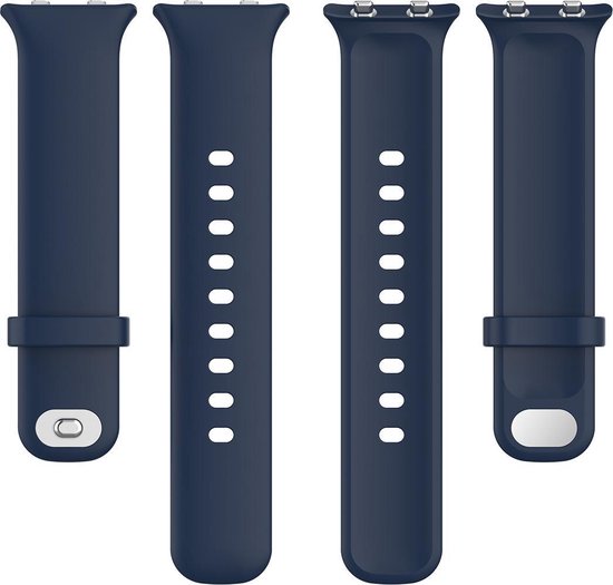 YONO Siliconen Bandje geschikt voor Oppo Watch 46mm – Donkerblauw