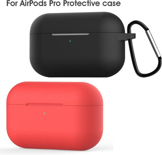 YONO Soft Case geschikt voor Apple Airpods Pro 1 / 2 – Rood