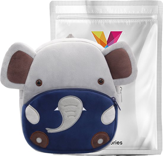 YONO Kinder Rugzak – Rugtas voor Peuter / Kleuter – Jongens en Meisjes – Olifant