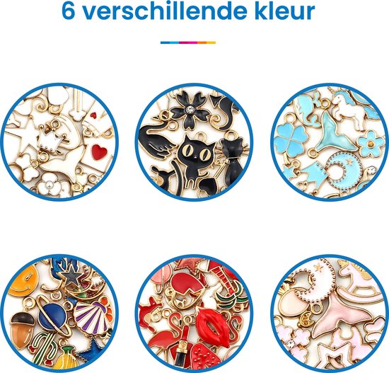 YONO Bedels voor Sieraden Maken - Armband - Ketting - Set van 100 - Goudkleurig