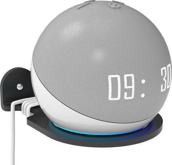 YONO Wandplank voor Smart Speaker - Wall Mount Universeel - Muurbeugel Houder Zwevend - Geschikt Voor Sonos Play / Google Nest Home Mini / Apple Homepod / Amazon Echo / IP Camera / Wifi Router - Zwart