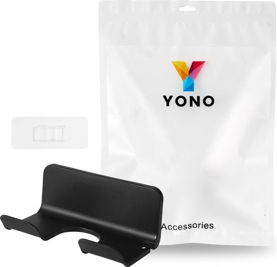 YONO Houder geschikt voor Dyson Supersonic Fohn - Wand Bevestiging Accessoires - Zelfklevende Muurbeugel - Zwart