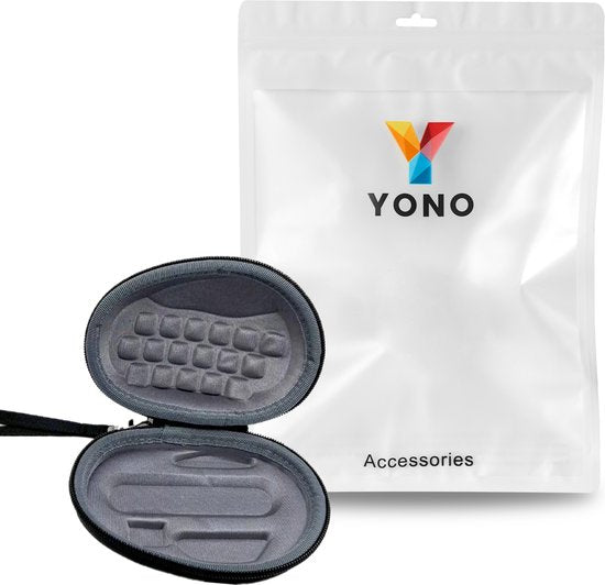 YONO Hard Case geschikt voor Logitech MX Master 3S - 3 - 2S - Draadloze Muis - Beschermhoes - Opbergtasje - Zwart