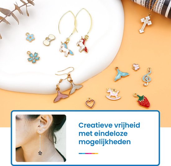 YONO Bedels voor Sieraden Maken - Armband - Ketting - Set van 100 - Goudkleurig